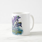 Mardi Gras-Tasse mit Seeblick Kaffeetasse (VorderseiteRechts)