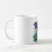 Mardi Gras-Tasse mit Seeblick Kaffeetasse (Links)