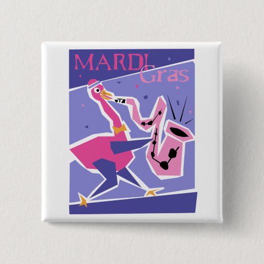 Mardi Gras-Taste Button (Vorderseite)