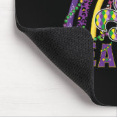 Mardi Gras Teacher Rainbow Funny Mardi Gras Teache Mousepad (Ecke)