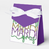 Mardi Gras Tent Style Favor Boxes Geschenkschachtel (Vorderseite)