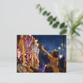 Mardi Gras Textures Postkarte (Stehend Vorderseite)