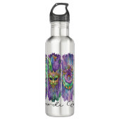 Mardi Gras Themed Stainless Steel Water Flasche Edelstahlflasche (Vorderseite)