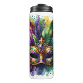 Mardi Gras Thermal Tumbler Thermosbecher (Vorderseite)