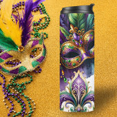 Mardi Gras Thermal Tumbler Thermosbecher