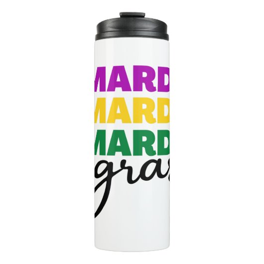 Mardi Gras Thermosbecher (Vorderseite)