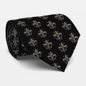 Mardi Gras Tie Krawatte (Gerollt)
