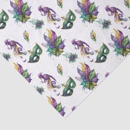 Mardi Gras Tissue Paper Seidenpapier (Ausschnitt)