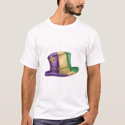 Mardi Gras Top Hat Illustration  (Vorderseite)