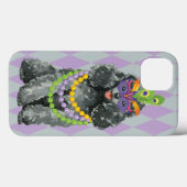 Mardi Gras Toy Poodle Case-Mate iPhone Hülle (Rückseite (Horizontal))