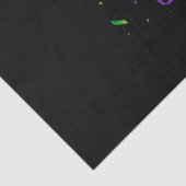 Mardi Gras Tree Beads New Orleans 2022 Wasserfarbe Seidenpapier (Detail)