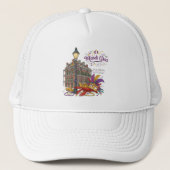 Mardi Gras Truckerkappe (Vorderseite)