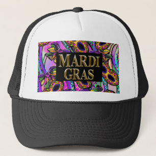 MARDI GRAS TRUCKERKAPPE