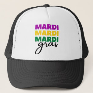 Mardi Gras Truckerkappe