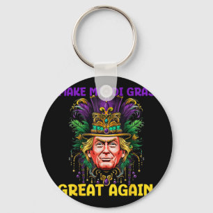 Mardi Gras Trump 2025 Funny Mag Mardi Gras Great Schlüsselanhänger