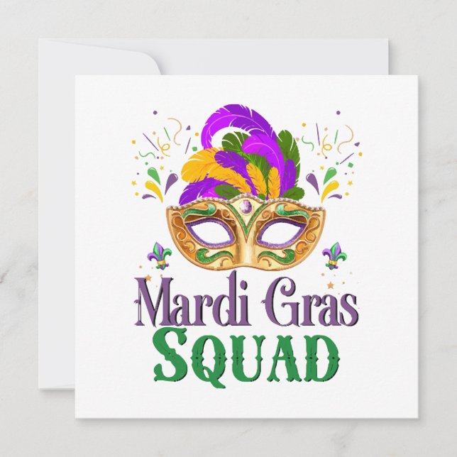 Mardi-Gras-Truppe (Vorderseite)