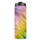 Mardi Gras Tumbler, Lila-Gelber Tiger Thermosbecher (Vorderseite)