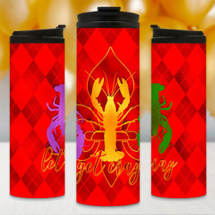 Mardi Gras Tumbler, Mardi Gras Lasst uns Betäubung Thermosbecher