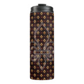 Mardi Gras Tumbler, Mardi Gras Lilie Thermosbecher (Vorderseite)