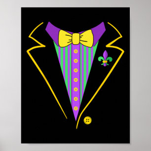 Mardi Gras Tuxedo Anzug für Kletterhexen: Poster
