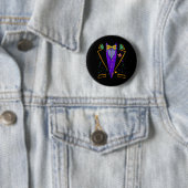 Mardi Gras Tuxedo Kostüme Funny Carnival Design Button (Beispiel)