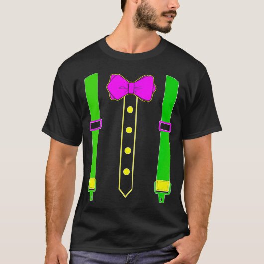 Mardi Gras Tuxedo Kostümkarneval Paradies Mardi Gr T-Shirt (Vorderseite)