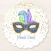 Mardi Gras Untersetzer (Vorderseite)