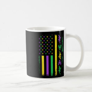 Mardi Gras Usa American Flag Crawfish Alligator Ma Kaffeetasse