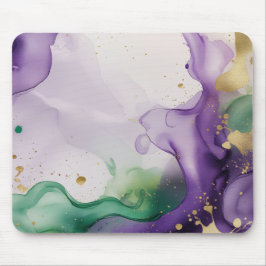 Mardi Gras Vibes Watercolor Tinte Mousepad