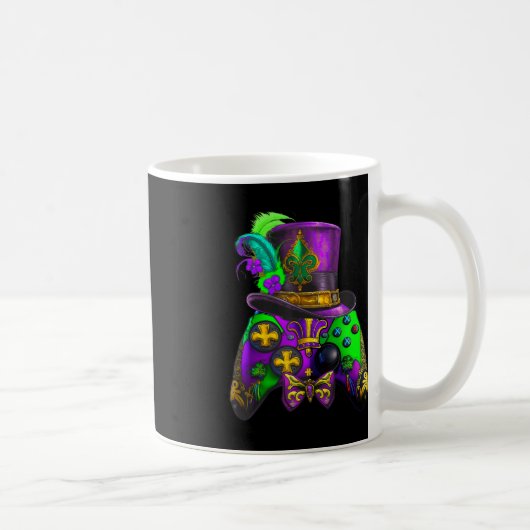 Mardi Gras Video Game Controller E Sport für Kinde Kaffeetasse (Rechts)