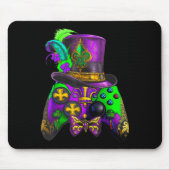 Mardi Gras Video Game Controller E Sport für Kinde Mousepad (Vorne)