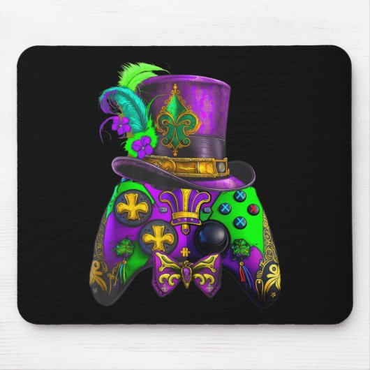 Mardi Gras Video Game Controller E Sport für Kinde Mousepad (Vorne)