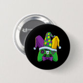 Mardi Gras Video Game Controller Jester Hat Costum Button (Vorne & Hinten)