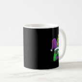 Mardi Gras Video Game Controller Jester Hat Costum Kaffeetasse (VorderseiteRechts)