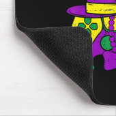 Mardi Gras Video Game Controller Jester Hat Costum Mousepad (Ecke)