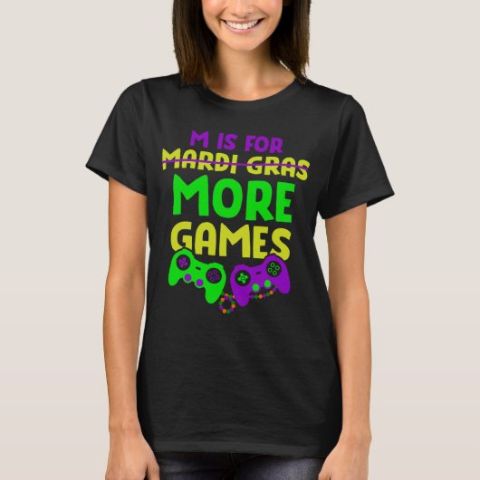 Mardi Gras Video Game Controller Phantastisch Boys T-Shirt (Vorderseite)