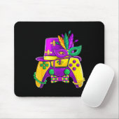 Mardi Gras Videospiel-Controller-Jesterhut-Kostüm Mousepad (Mit Mouse)