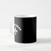 Mardi Gras Vintag Lilie Kaffeetasse (Vorderseite Links)