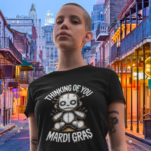 Mardi Gras Voodoo-Puppe, ich denke an dich Große Größe T-Shirt