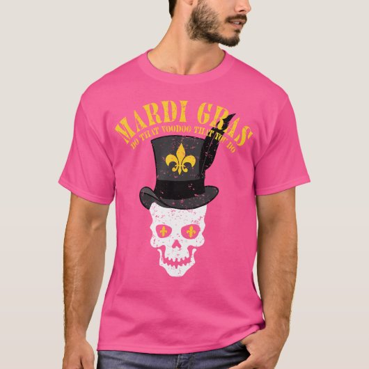 Mardi Gras Voodoo Witcharzt T-Shirt (Vorderseite)