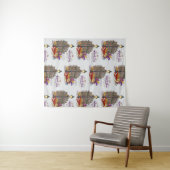 Mardi Gras Wandteppich (Beispiel (Horizontal))