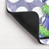 Mardi Gras Westie Mousepad (Ecke)