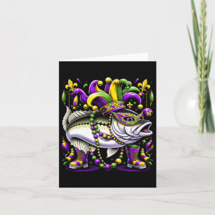Mardi Gras White Byb Fish Karte