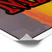 Mardi Gras Wine Maid Poster (Ecke)