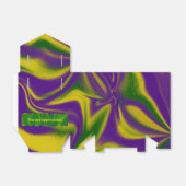 Mardi Gras Wirbel Geschenkschachtel (Ungefaltet)