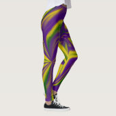 Mardi Gras Wirbel Leggings (Rechts)