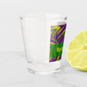 Mardi Gras Wirbel Schnapsglas (Links)