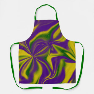Mardi Gras Wirbel Schürze