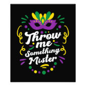 Mardi Gras wirft mir etwas Mister Fotodruck (Vorne)