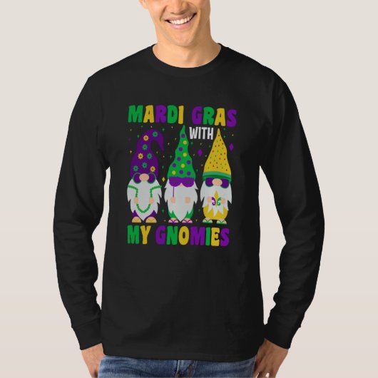 Mardi Gras With my Gnomies celebrations parade par T-Shirt (Vorderseite)